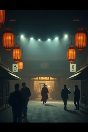 《灰色地带》阴天楼宇之间的狭窄天空画面